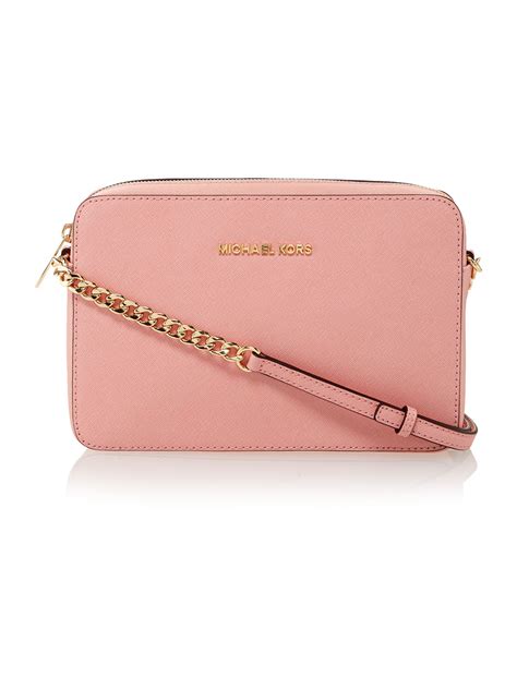 michael kors light pink crossbody bag|michael kors crossbody pink grapefruit.